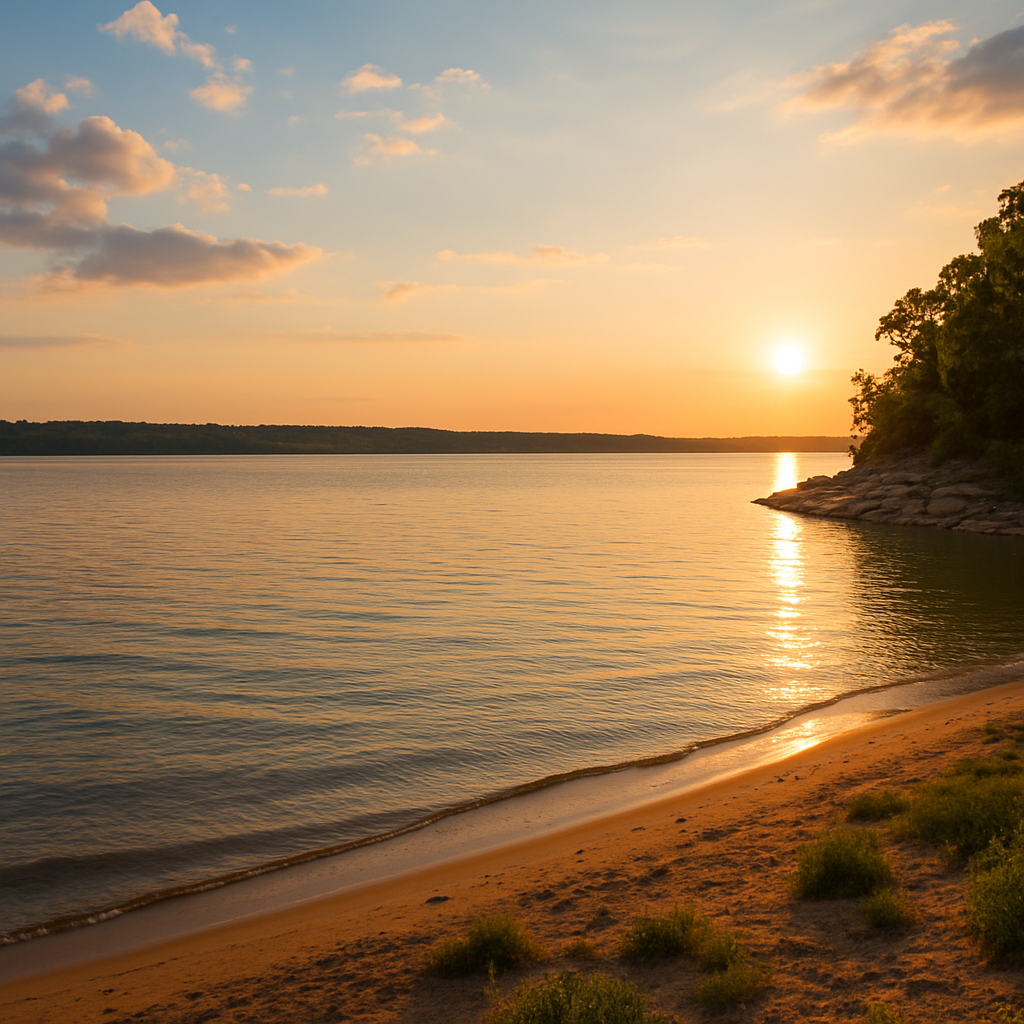 Sunset on Lake Texoma