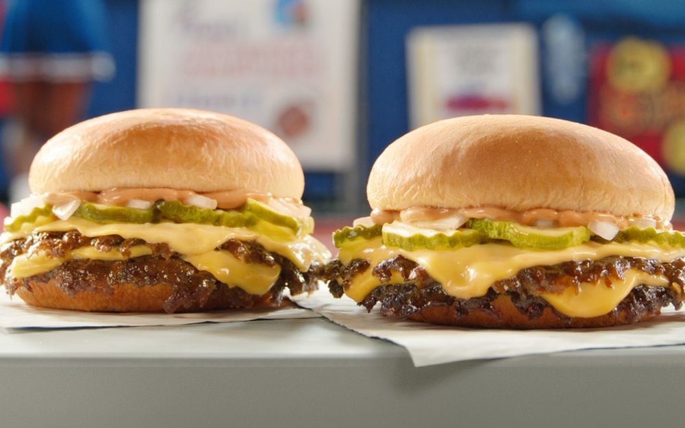 Sonic Drive-In burgers and slush